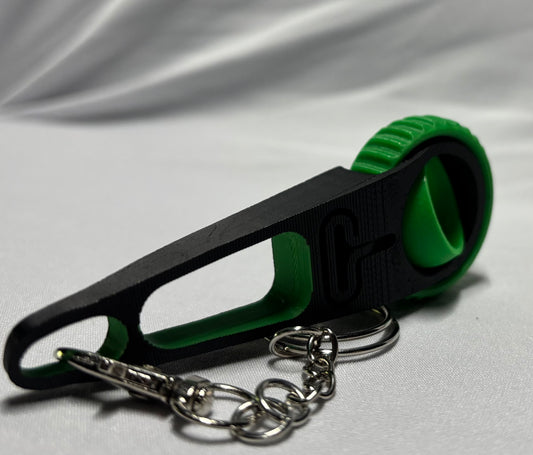 Keyr fidget spinning ring